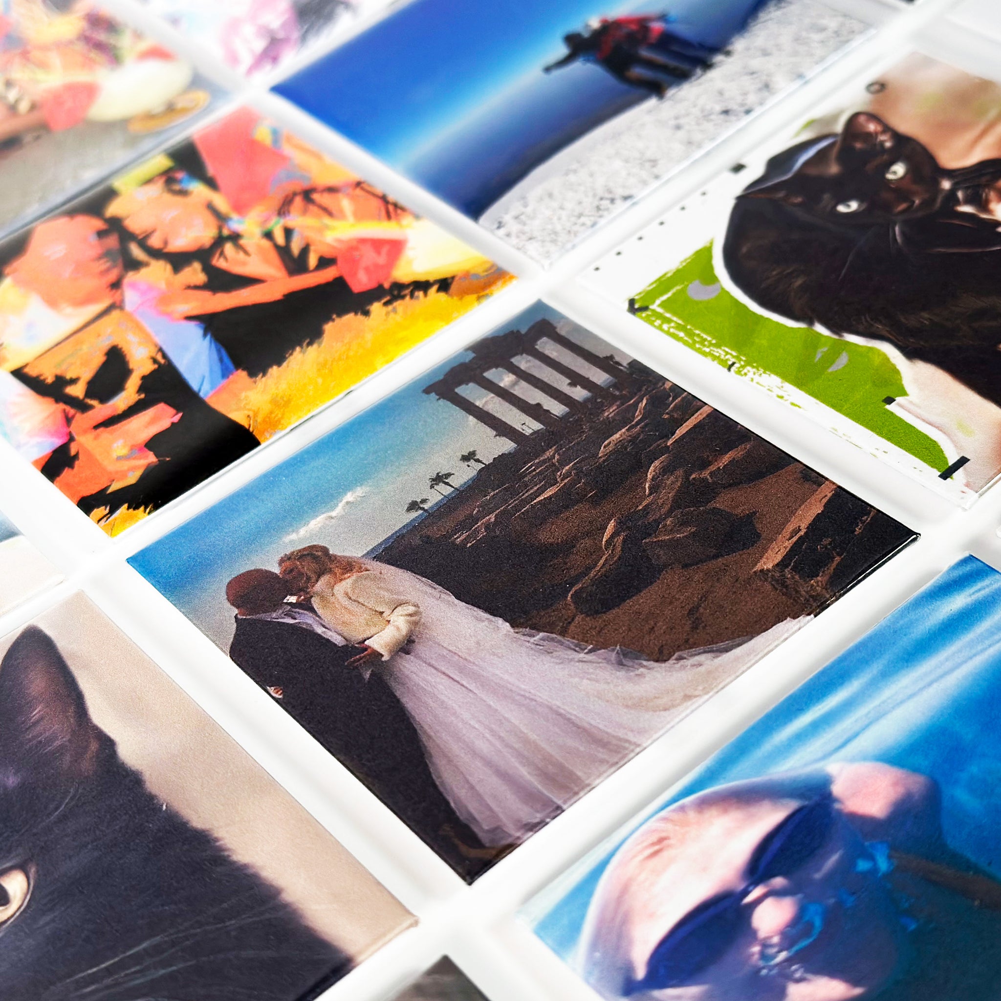 Custom Photo Magnets: Personalized Fridge Decor, Set of 8 (2.5"x2.5") Square