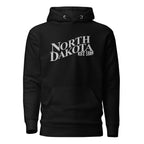 Embroidered North Dakota Premium Hoodie