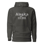 Embroidered Alaska State Premium Hoodie