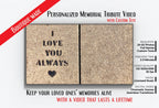 Personalized Memorial Video: Celebration of Life Tribute (Digital File, 1080p HD MP4 Format)