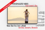 Personalized Father's Day Video Gift | Custom Family Photo Tribute (Digital Download HD 1080p Film)