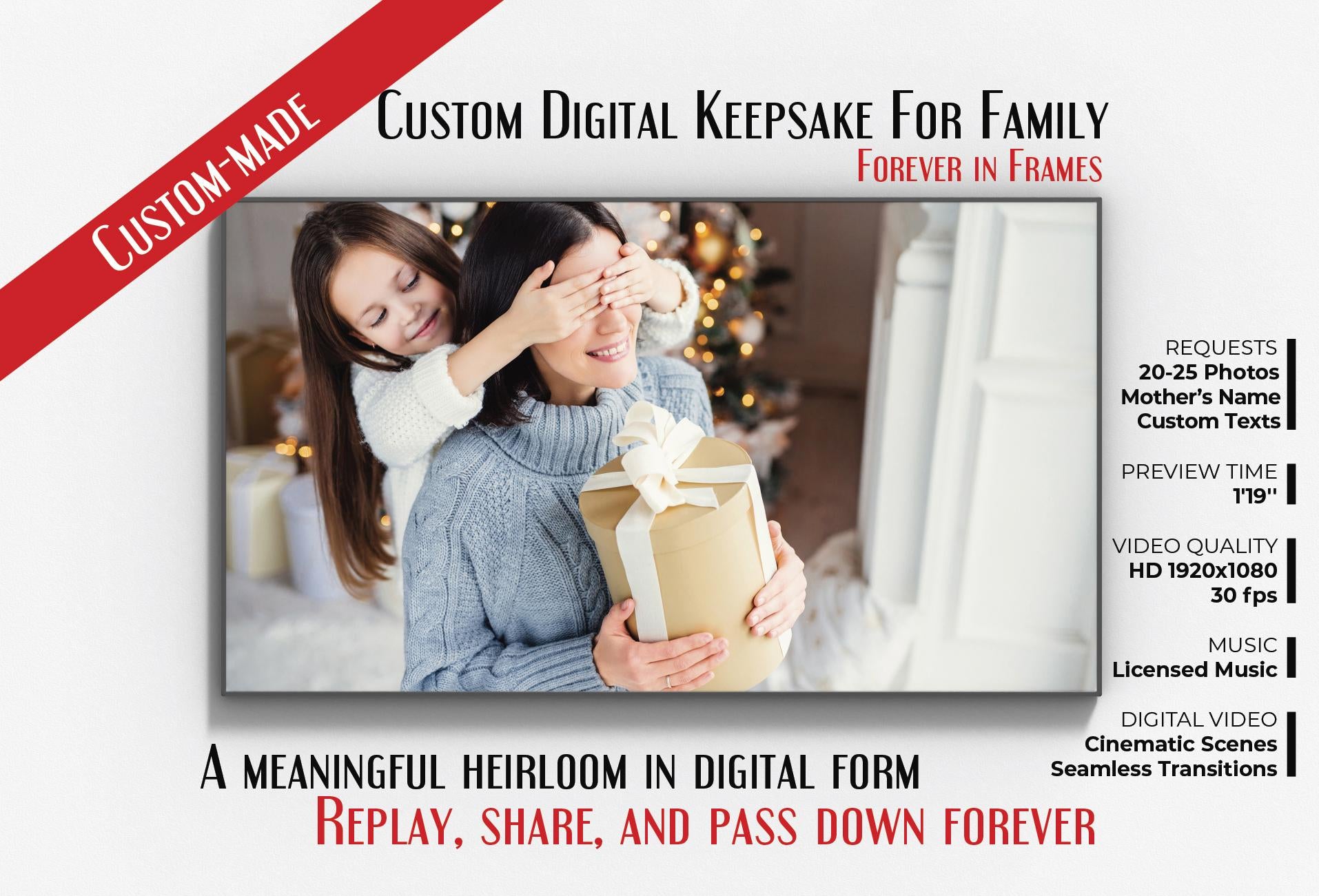 Custom Mother’s Day Video | Personalized Family Story Film | Meaningful Digital Gift for Mom