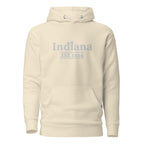 Embroidered Indiana State Premium Hoodie