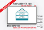 Animated Wedding Invitation Suite Videos + PDF + PNG : Glam E-Invite, RSVP Video (Digital Download)